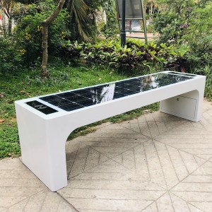 Mobilă de stradă inteligentă Scaune urbane cu energie solară