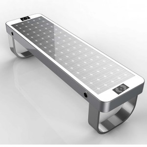 Cel mai nou design inteligent urban pentru încărcătoare solare din metal pentru exterior